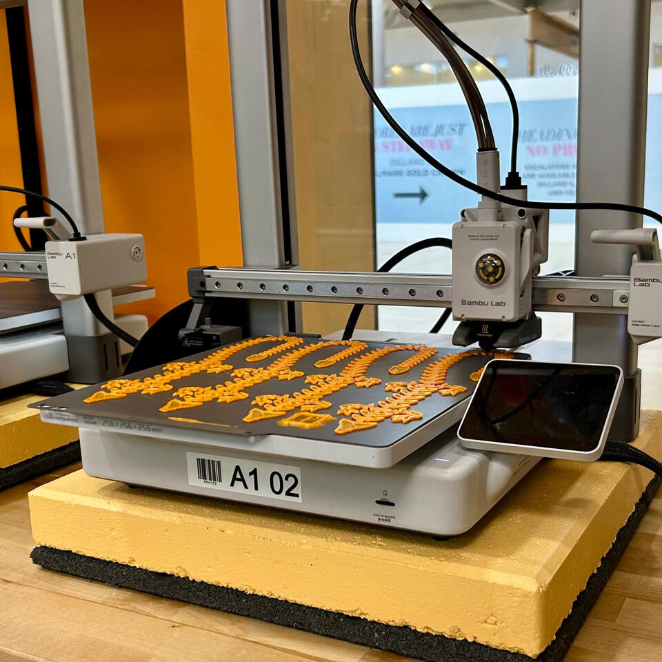 Live 3D Printing In-Store Watch our Bambu Lab printers bring colorful designs to life — right inside our shop at Arrowhead Towne Center.